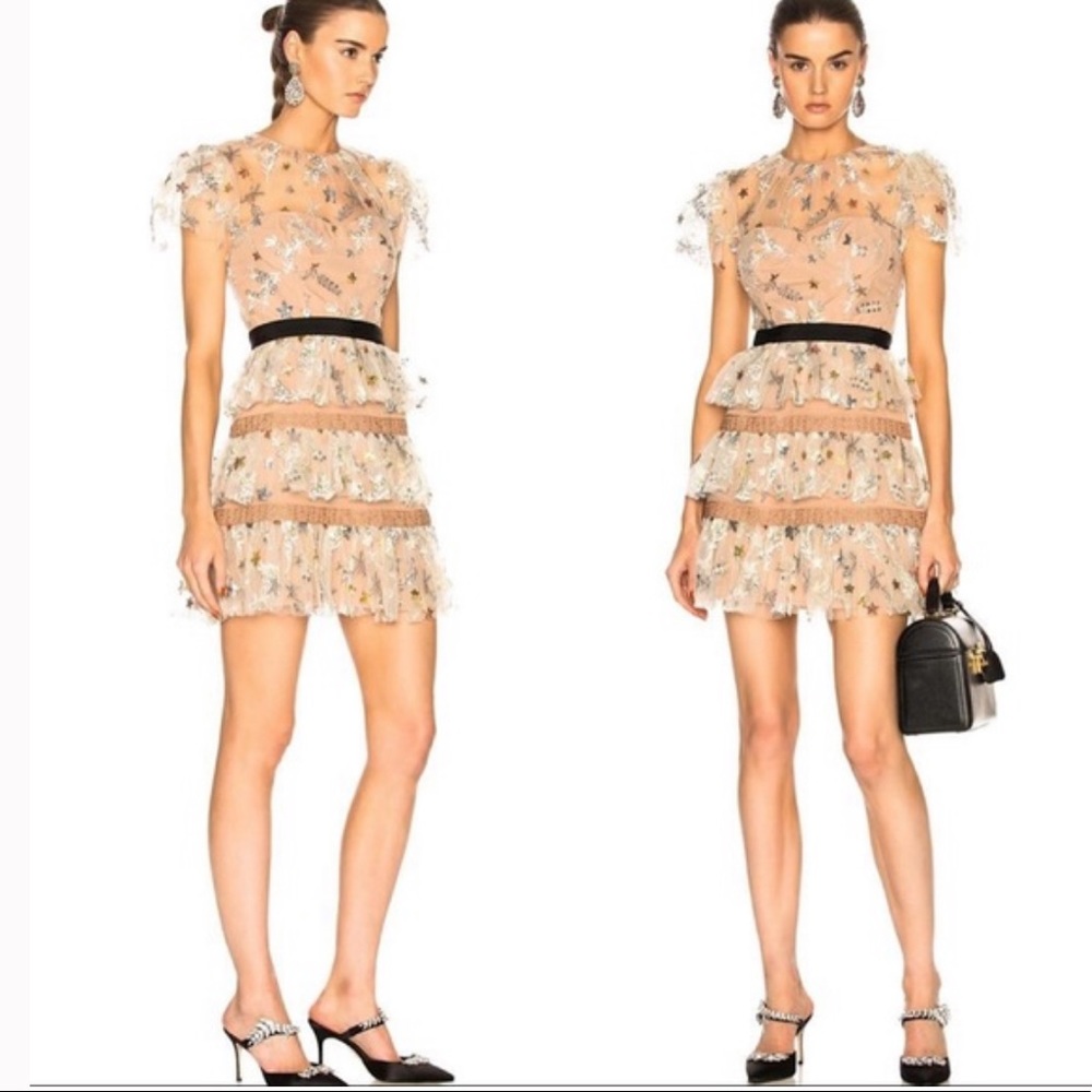 Self-portrait sequin dress